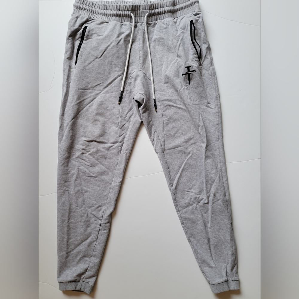 Three Nails Gray Men's Joggers Sweatpants